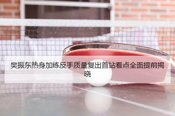 樊振东热身加练反手质量复出首站看点全面提前揭晓